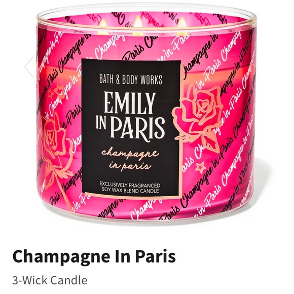 🔥🔥🆕BATH & BODY WORKS 🎉LIMITED EDITION🎉3 WICK CANDLE/ EMILY IN PARIS - Picture 1 of 3